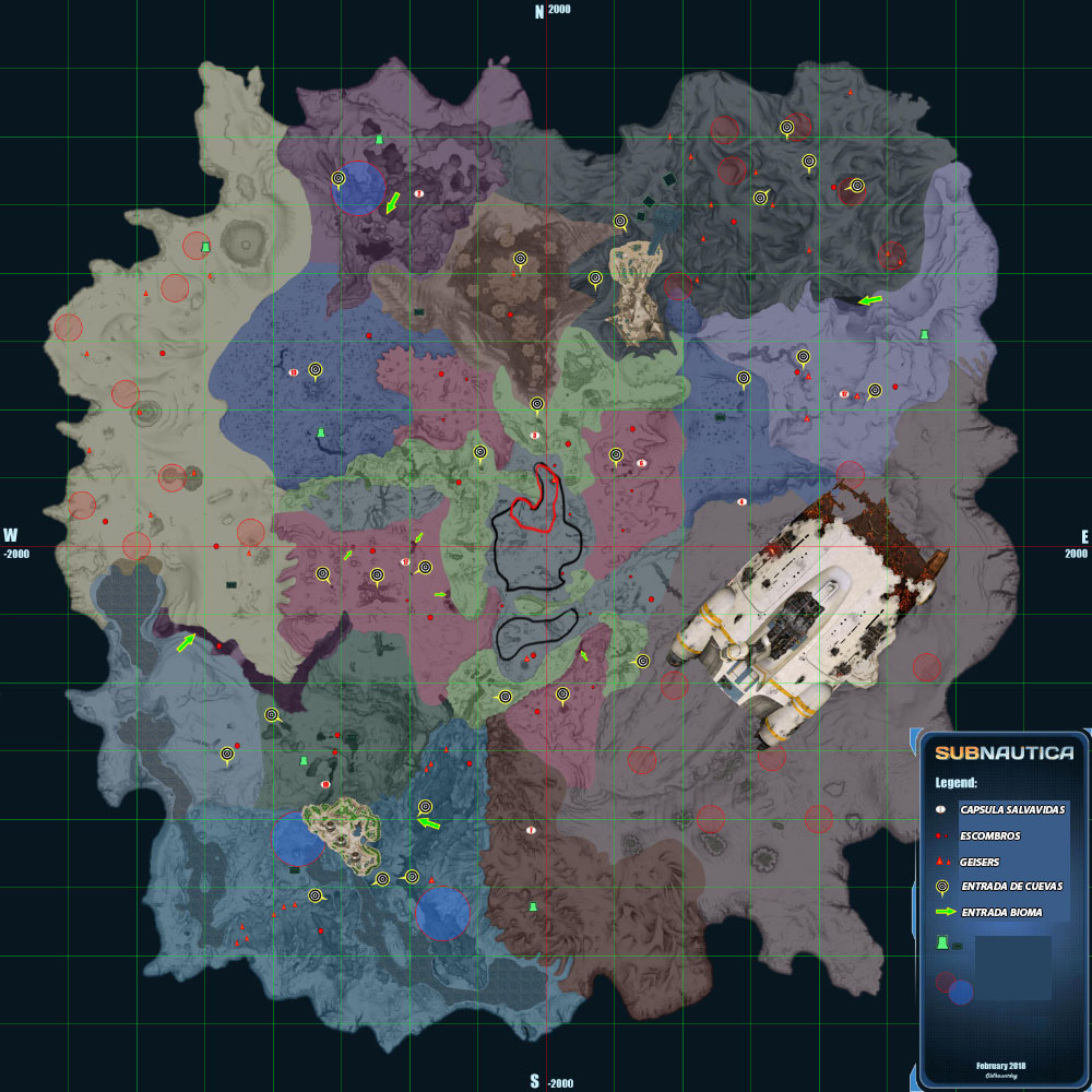 Mapas De Subnautica 
