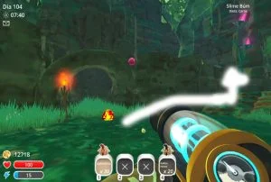 como salir de la capa de musgo en slime rancher