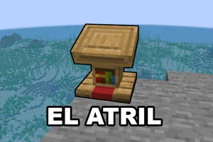 como hacer un atril en minecraft,como hacer un atril en minecraft bedrock,minecraft como hacer un atril