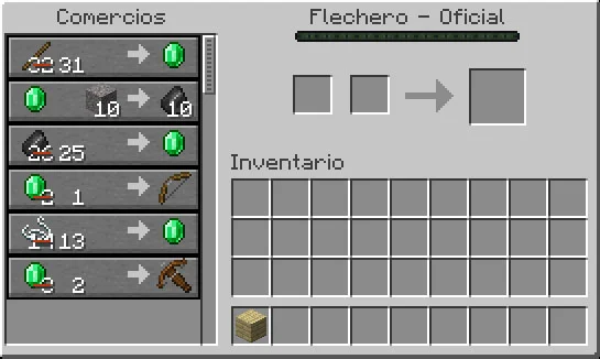 como hacer un aldeano flechero,como hacer un aldeano flechero en minecraft,minecraft aldeano flechero,aldeano flechero mesa,como hacer aldeano flechero